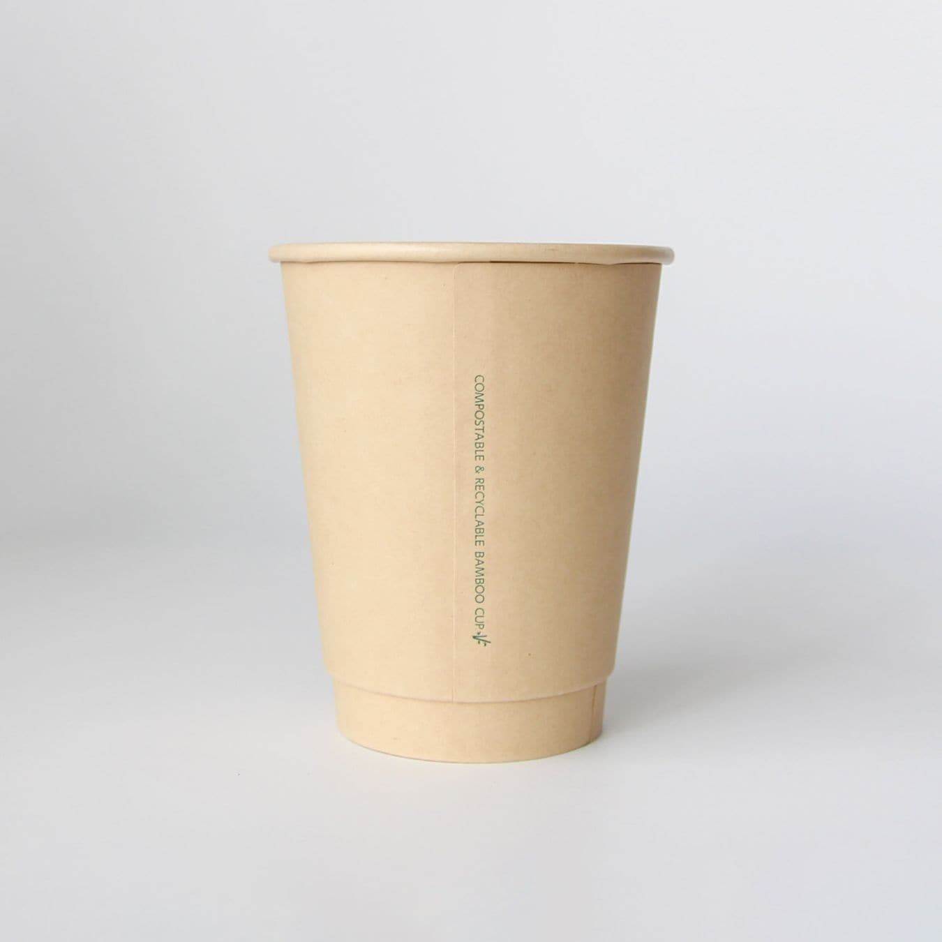 90mm口径 12オンス (360ml) バンブー水性コート二重紙コップ 500個