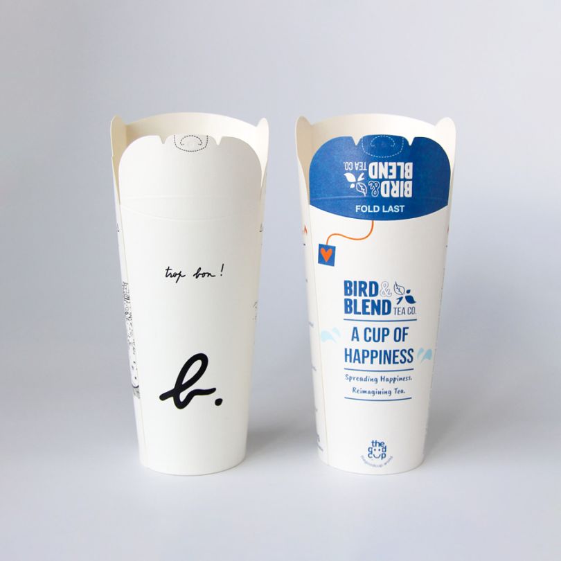 16オンス (240ml) オリジナル紙コップ THE GOOD CUP 片面水性コート 5600個