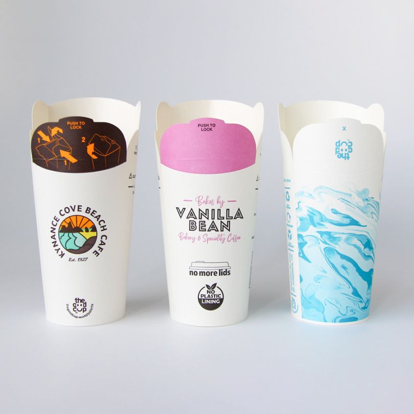 12オンス (240ml) オリジナル紙コップ THE GOOD CUP 両面水性コート 5000個