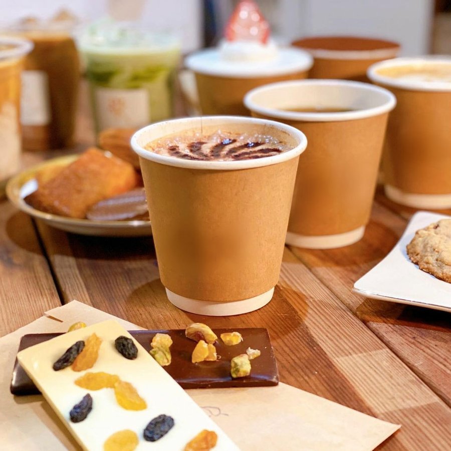 90mm口径 9オンス (270ml) 断熱二重クラフト紙コップ 1000個 | 紙