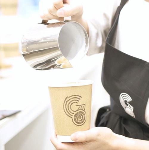 90mm口径 9オンス (270ml) 断熱二重クラフト紙コップ 1000個 | 紙