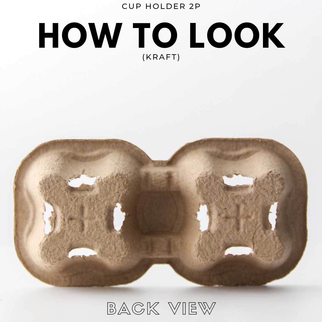 パルプモールドカップホルダー(2個口) 600個 | すべての商品 | BM