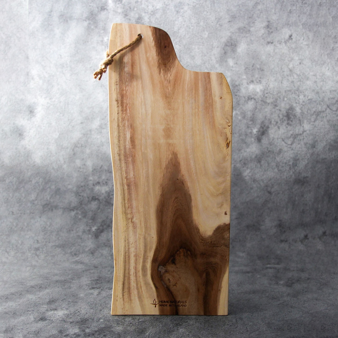 アカシア材 カッティングボード (ナチュラルカット) 麻紐付き