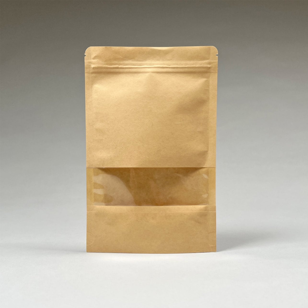 クラフト紙ジッパー付きスタンドアップパウチ TYPE7 1000枚入り