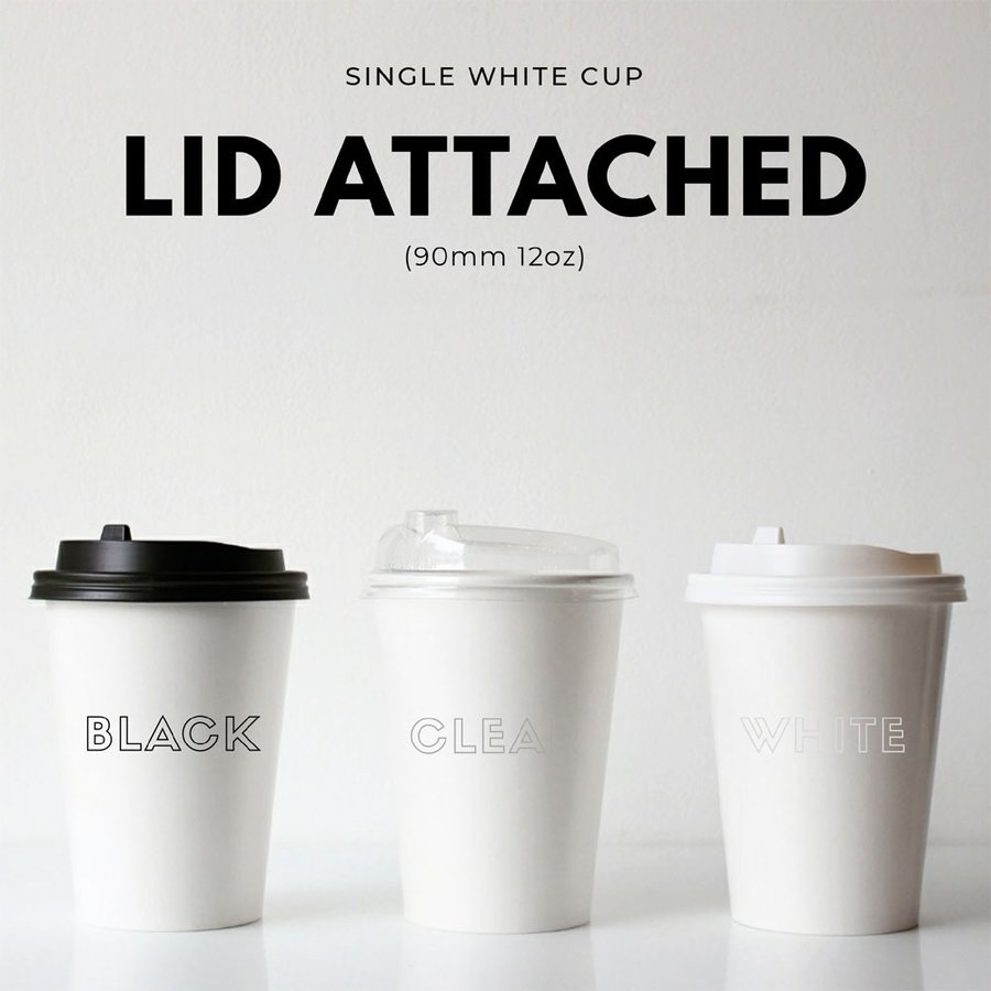 紙コップ ドリンキングフタ 口径90mm白 1セット(1000個:50個×20パック) 紙ｺｯﾌﾟ ﾄﾞﾘﾝｷﾝｸﾞﾌﾀ 口径90mm 白 1ｾｯﾄ(1000個:50個×20
