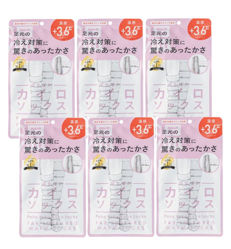 �ݤ��ݤ����������å��� 03 Powder Pink��Off White ��6��6�ĥ��åȡ� ����̵�� ���� ���å��� �⤳�⤳ �䤨 ���� ���ä���