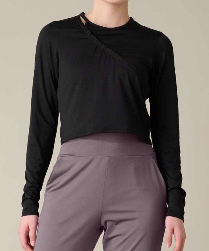 【Sale】【COCOTEX（ココテックス）】ロングスリーブトップ