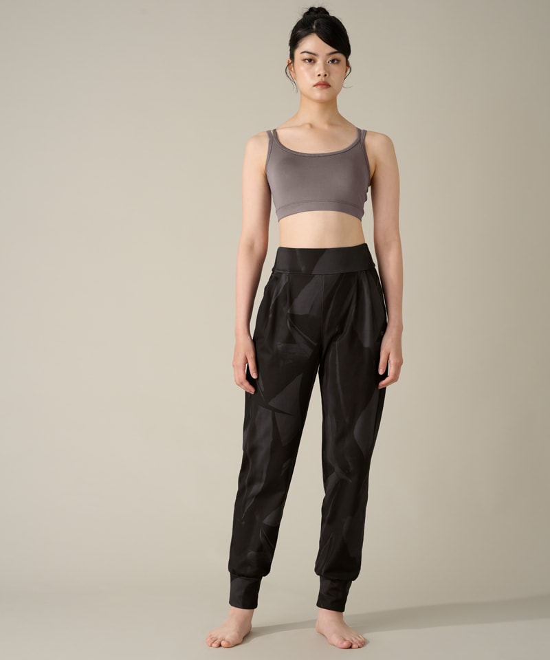 リラックスロングパンツ ブラック