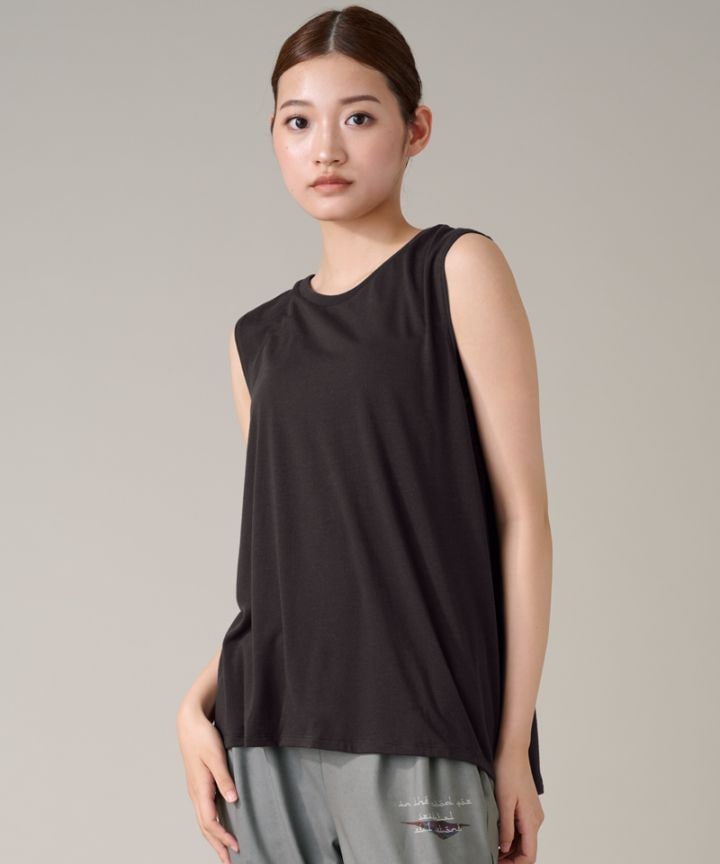 スリーブレストップ ブラック