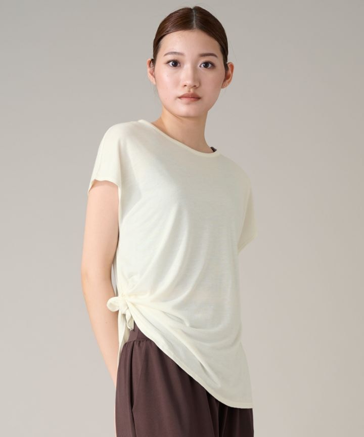 フレンチスリーブトップ アイボリー