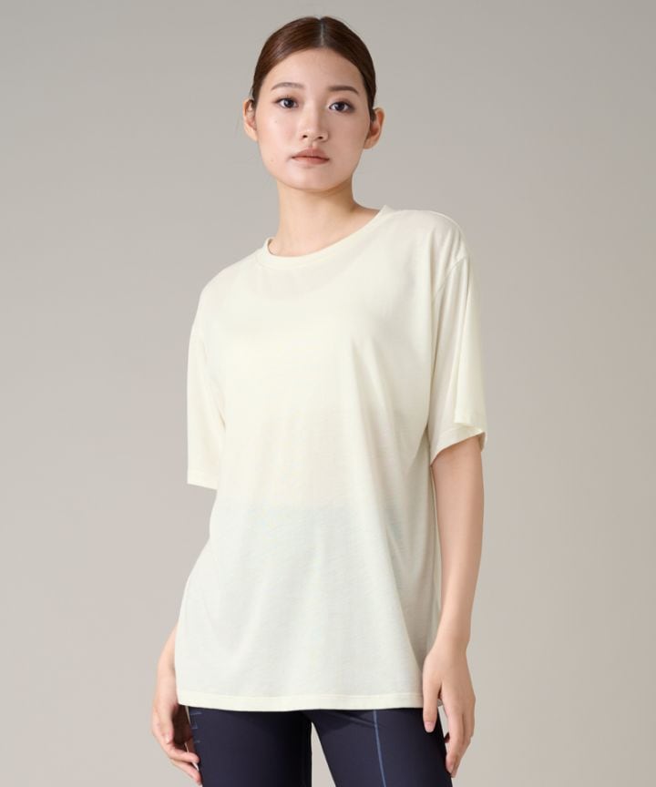 ショートスリーブトップ アイボリー