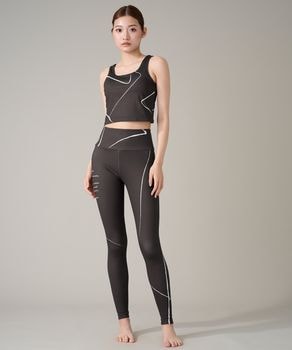 Real Stone フルレギンス グレー ヨガウェア M Leggingsレギンス｜おしゃれなヨガウェア・ヨガグッズのオンライン