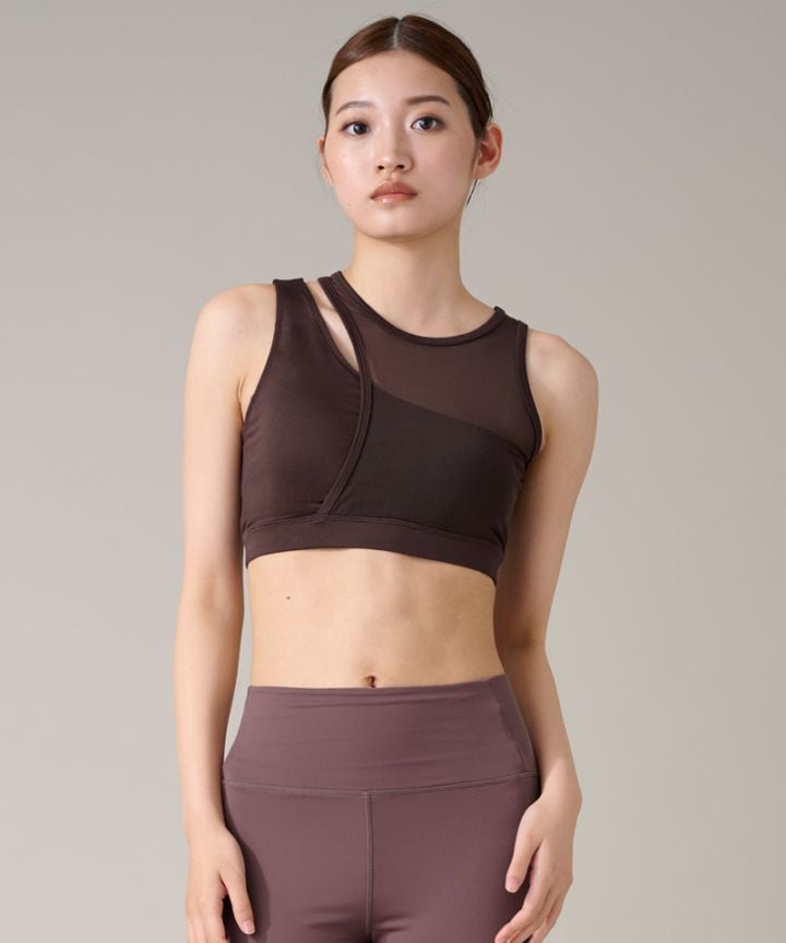 【COCOTEX（ココテックス）】ショートブラトップ ブラウン