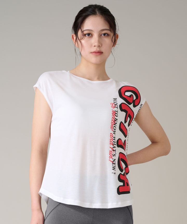 フレンチスリーブトップ ホワイト