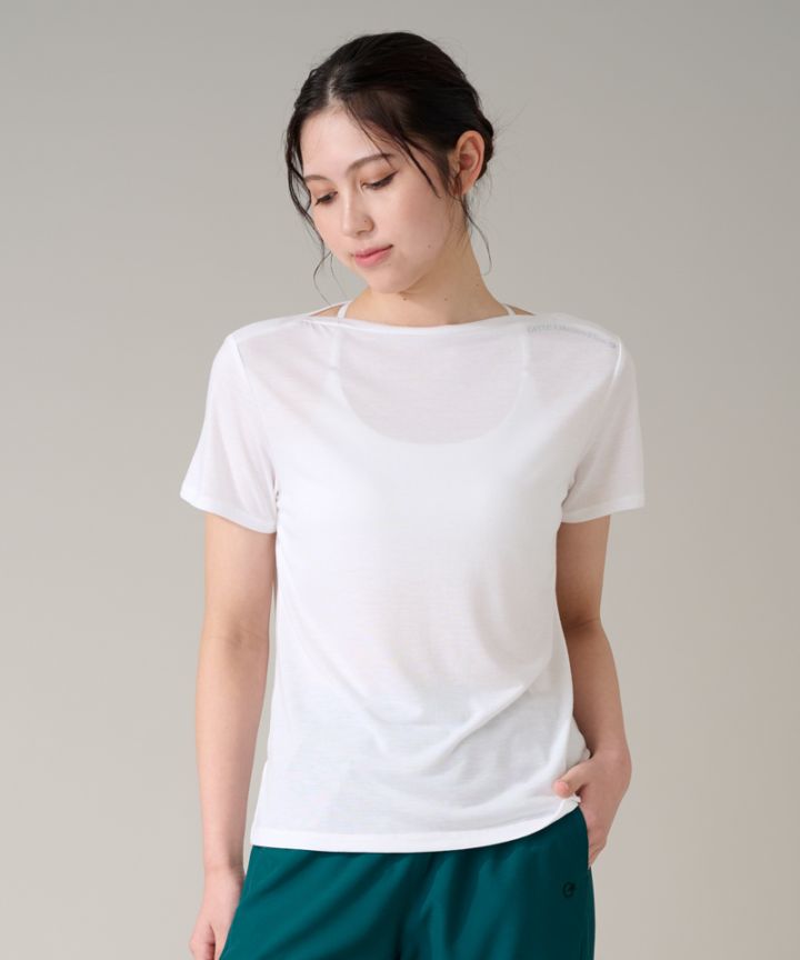 ショートスリーブトップ ホワイト