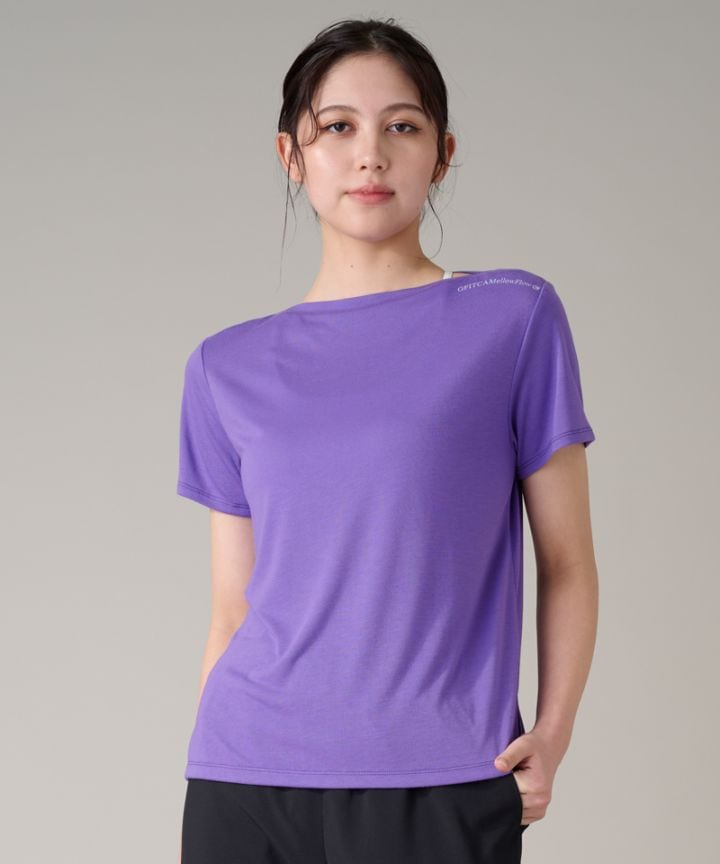 ショートスリーブトップ パープル
