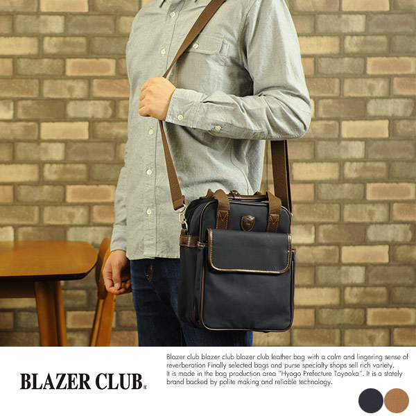 BLAZERCLUB ブレザークラブ ショルダーバッグ 美品 BLAZER CLUB ブレザークラブ ショルダーバッグ メンズ ブランド