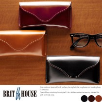 メガネケース おしゃれ 本革 BRIT HOUSE 日本製 コードバン 眼鏡ケース  馬革 収納 持ち運び|メガネ|ファッション