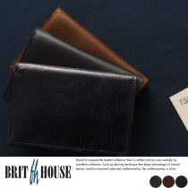 BRIT HOUSE 馬革名刺入れ メンズ 本革 日本製 カードケース|名刺入れ|財布・小物