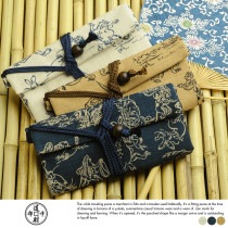 道中財布 鳥獣戯画  男性用 メンズ 財布 浴衣 着物 日本製 和装 和財布 和風 和柄 プレゼント|その他(財布・小物・ケア用品)|財布・小物