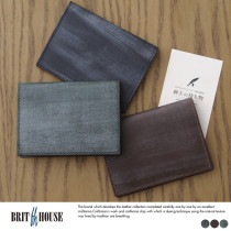 BRIT HOUSE ブライドルレザー スリム名刺入れ Bridle Leather Flat Series|名刺入れ|財布・小物