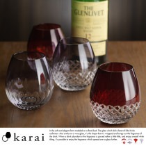 江戸切子 グラス 花蕾 karai  タンブラー 江戸切子 ガラス ロックグラス 日本製 日本酒 グラス 麦茶 和風 コップ 酒好き|ウイスキー用|酒器・お酒