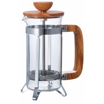 HARIO カフェプレス 300ml ウッド  ハリオ コーヒーメーカー 粗挽き コーヒープレス 粗挽き豆 粗挽き用 簡単 おしゃれ|コーヒー用品|キッチン用品