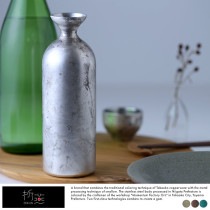 徳利 おしゃれ 日本製 高級 折燕 ORI-EN ステンレス製 真空二重構造 徳利 2合  伝統工芸 好き 日本人 和風|日本酒・焼酎用|酒器・お酒