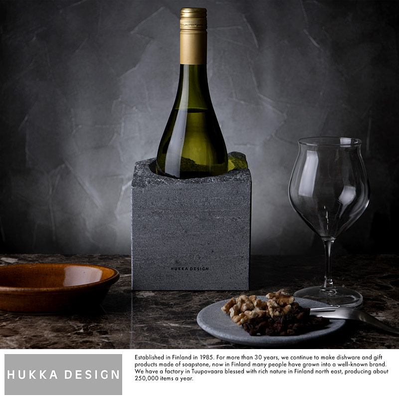 HUKKA DESIGN Suomi ワインクーラー フッカデザイン おうち時間 ソープストーン ワインクーラー Kuohu | HUKKA DESIGN（フッカ