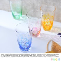 【 期間限定セール 在庫限り50％OFF 】 酒器 グラス 日本製 おしゃれ ハンドメイド グラス 水の彩 300ml  ビール ビアグラス 国産ガラス ギフト プレゼント おすすめ|日本酒・焼酎用|