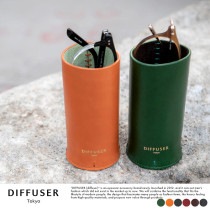 DIFFUSER メガネスタンド OIL LEATHER EYEWEAR STAND  めがねスタンドレザー/おしゃれ/北欧/ペン立て/|メガネ|ファッション