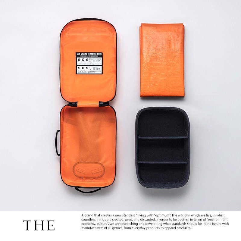 THE (ザ) EMERGENCY BAG & SHEET 防災バッグ 防災シート付き