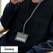 hmny casual IDカードケース ネックストラップ付き メンズおしゃれ/社員証入れ/レザー/|カードケース・パスIDケース|財布・小物