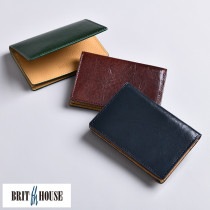 BRIT HOUSE 名刺入れ イタリアンレザー PALAIA CROCE カードケース本革/牛革/おしゃれ/大人/|名刺入れ|財布・小物