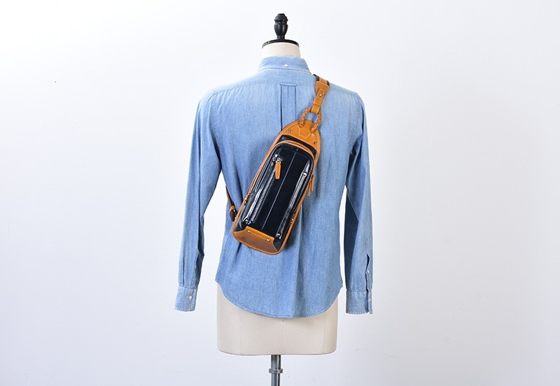 Kiefer neu レザーボディバッグ Ciao キーファーノイワンショルダー/縦