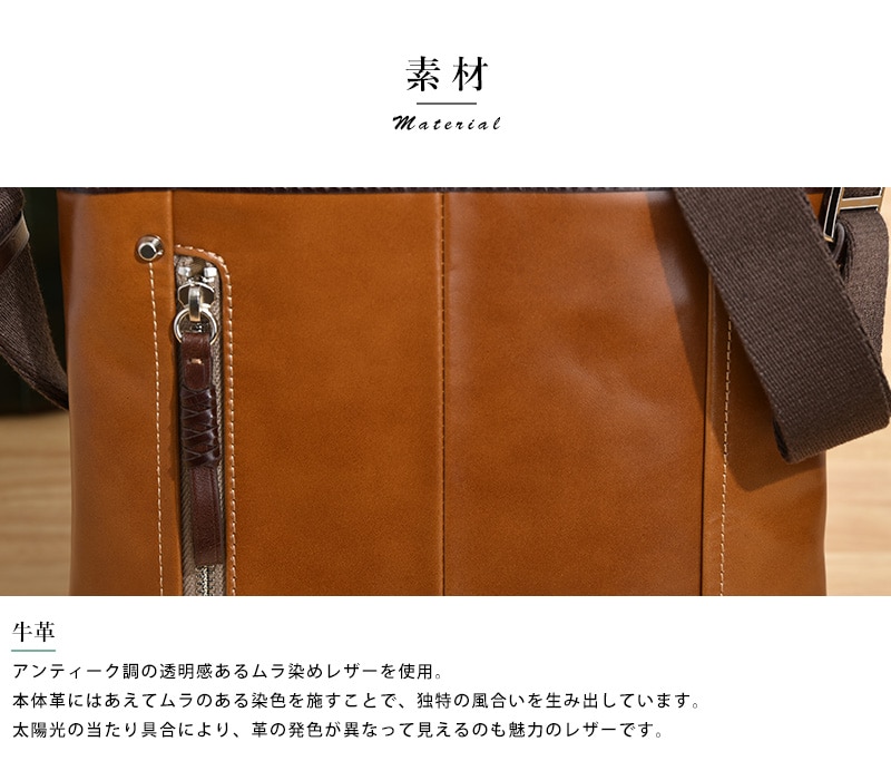 Kiefer neu レザーショルダーバッグ Ciao キーファーノイ縦型/薄