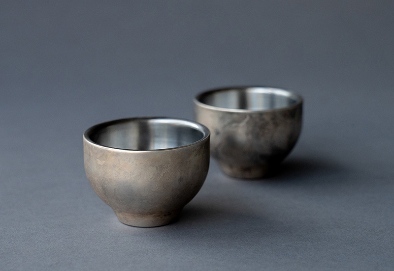 ぐい呑み おしゃれ 日本製 高級 折燕 ORI-EN ステンレス製 真空二重