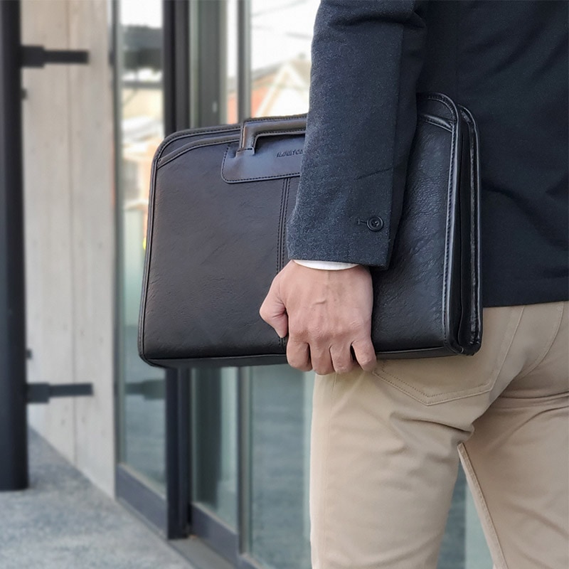 HAMILTON 抜き手 3way ブリーフクラッチバッグ  仕事 書類 ショルダー バッグ 使いやすい 男性  【送料無料】 HAMILTON 抜き手 3way ブリーフクラッチバッグ ブラック 仕事書類