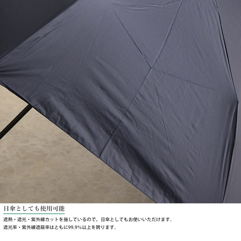 Knirps U.090 晴雨兼用 折りたたみ傘 8本骨 69cm 無地 晴雨兼用傘日傘