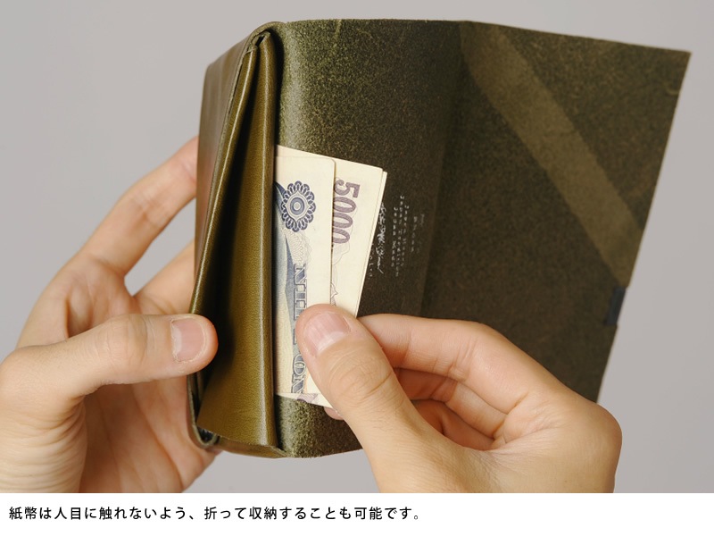 所作 shosa 二つ折り財布 メンズ 本革 1.0 姫路レザー 財布 薄い
