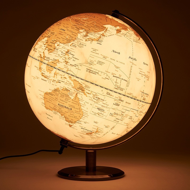地球儀ライト オブジェ モダン かっこいい男性 大人 知的/理系 好き