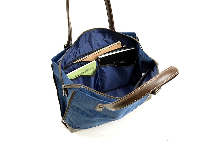 GRAFIT ビジネストートバッグ マチ拡張 B4対応 ファスナー付き