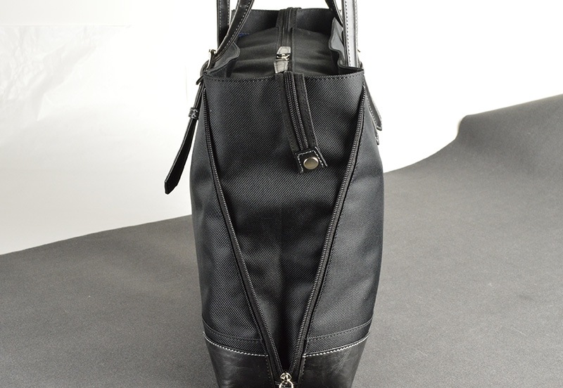 GRAFIT ビジネストートバッグ マチ拡張 B4対応 ファスナー付き