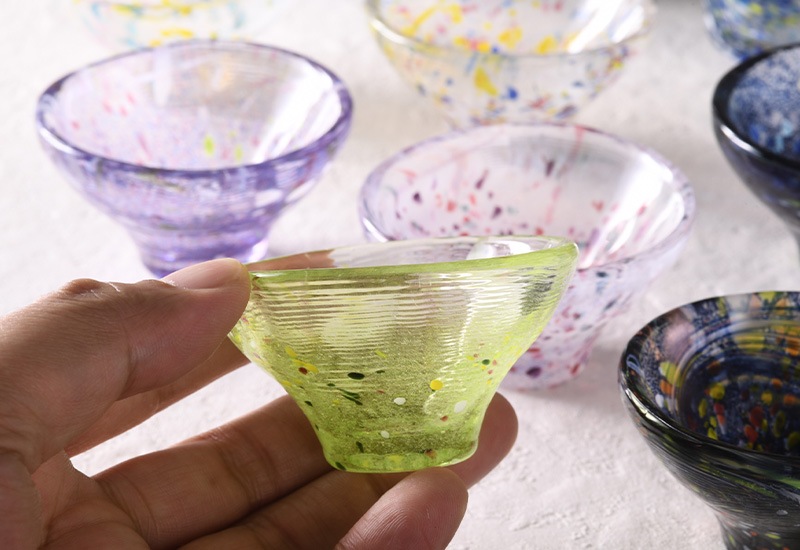 骨董　アンティーク　江戸ガラス　杯　猪口　酒器　硝子　ギヤマン　義山 骨董 アンティーク 江戸ガラス 杯 猪口 酒器 硝子 ギヤマン 義山 骨董