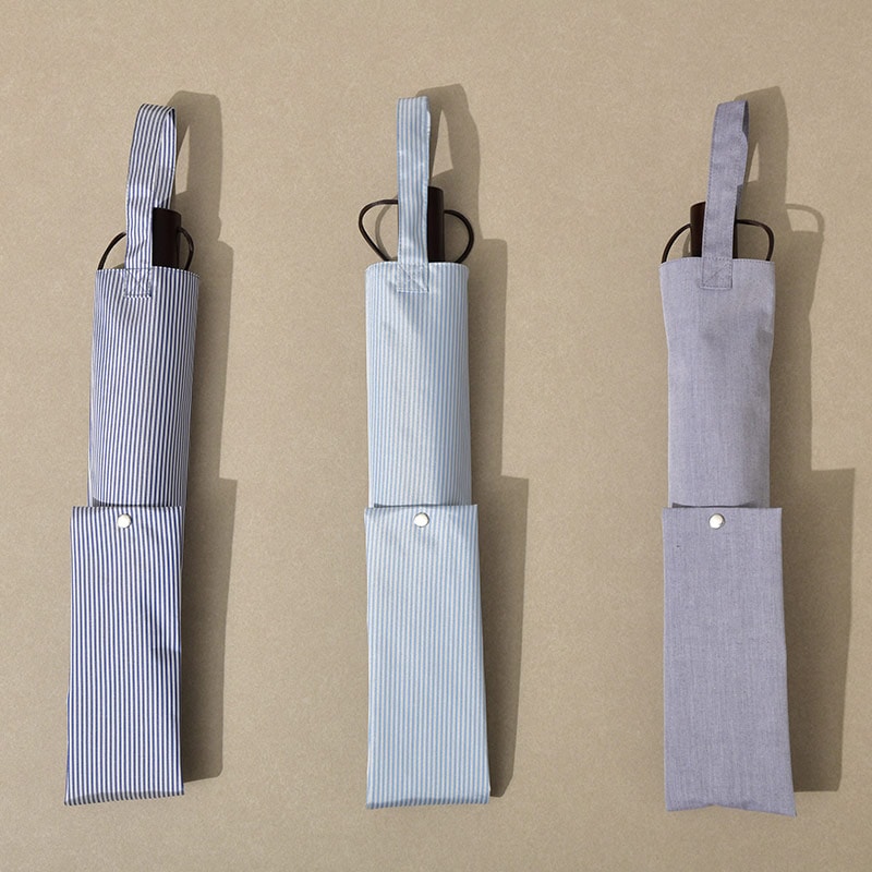 Ramuda 晴雨兼用 2段折傘 キャンディーストライプ 遮光遮熱 2WAY