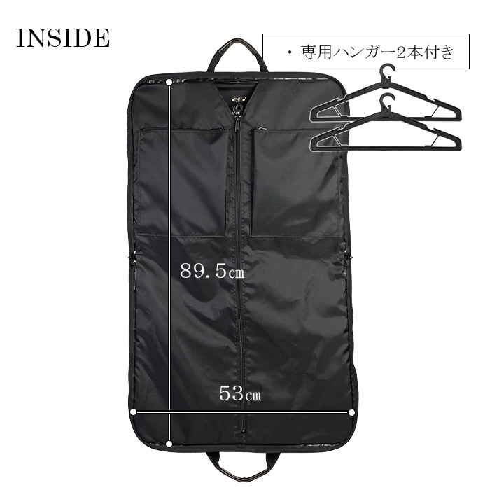 PHILIPE LANGLET ガーメントケース ブラック メンズ レディース