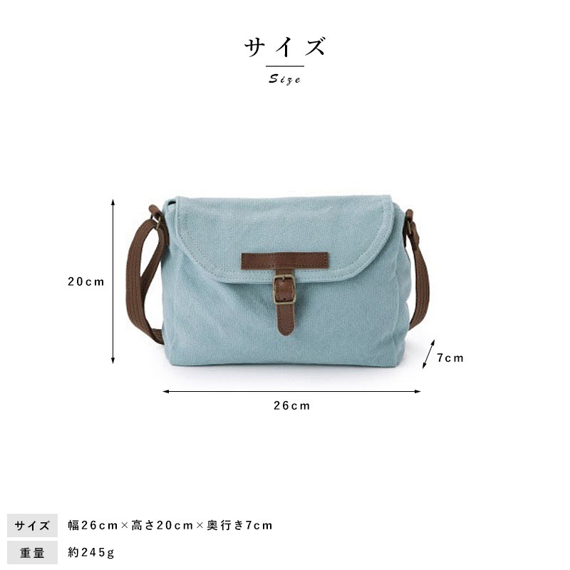 BAGWORKS POSTMAN MISSING PIECE ミニショルダーバッグ キャンバス