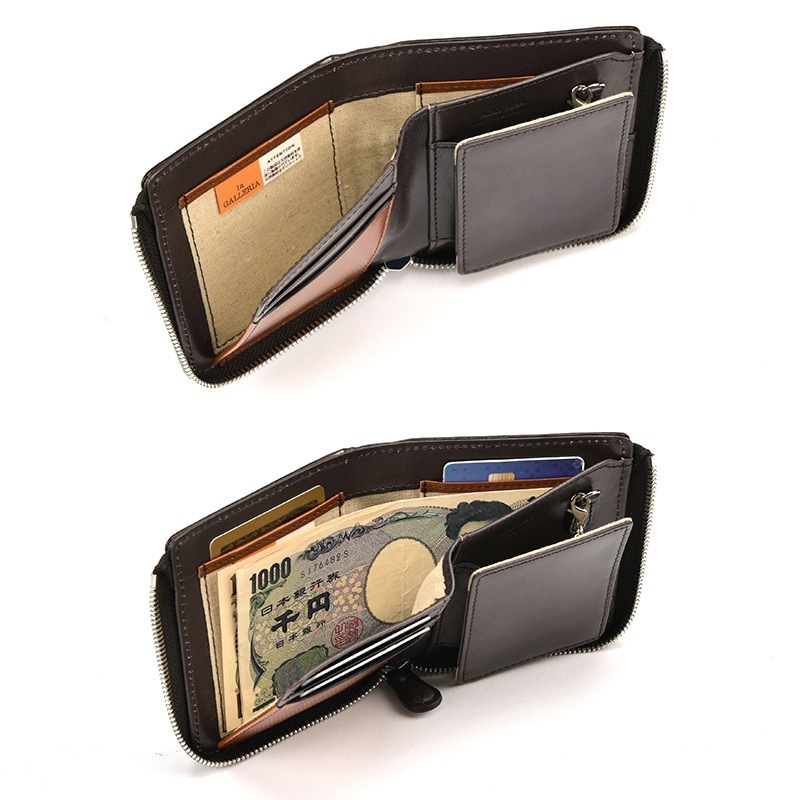 RBEYOND LEGACY L 赤ワニ 姫路産 グロスシュリンクレザー L字ファスナー長財布 牛革 レッド 赤