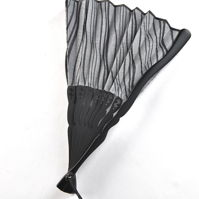 舞扇堂 紳士用扇子 宵鼓 扇子袋セット 夏扇子 布扇子日本製 高級/和柄