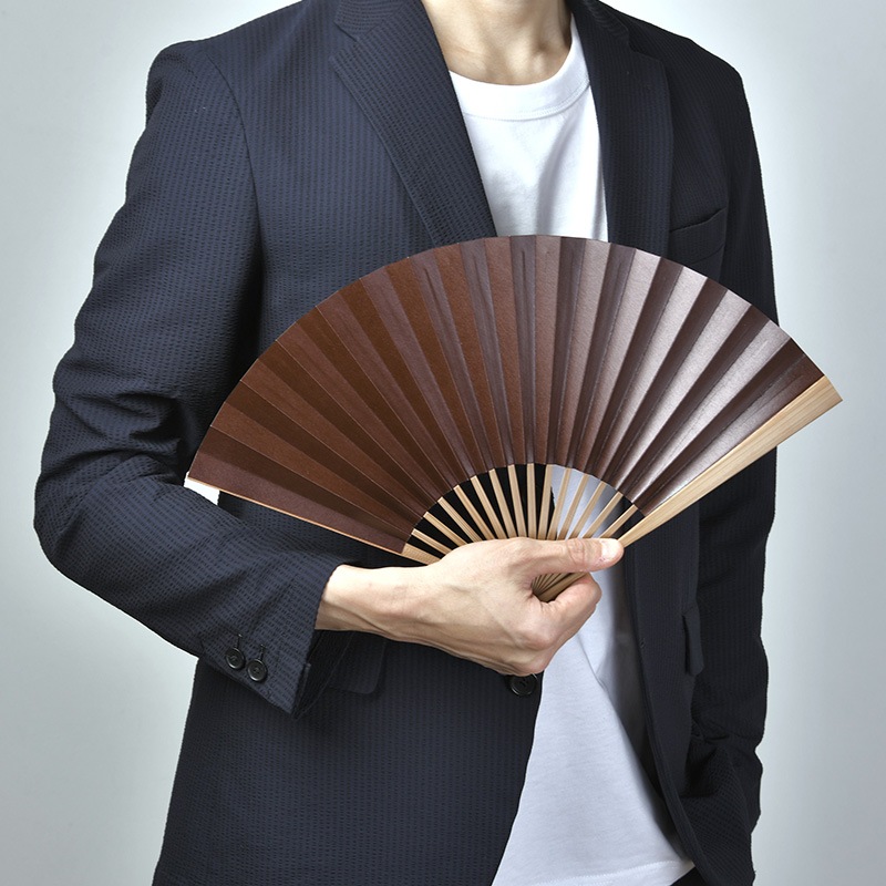 舞扇堂 紳士用扇子 大渋扇 扇子袋セット 京扇子 夏扇子 紙扇子